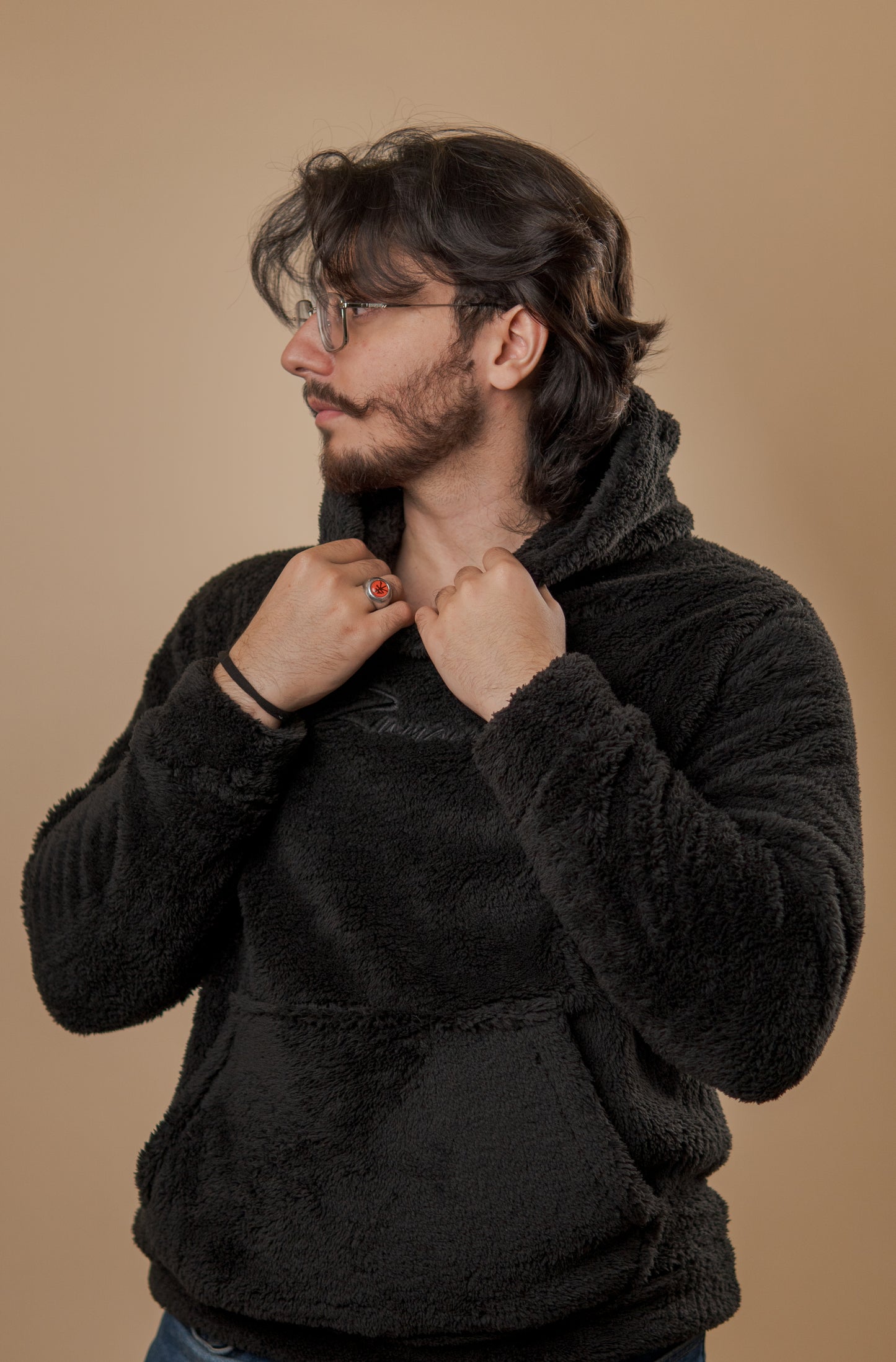 Jet Luxe Fur Hoodie