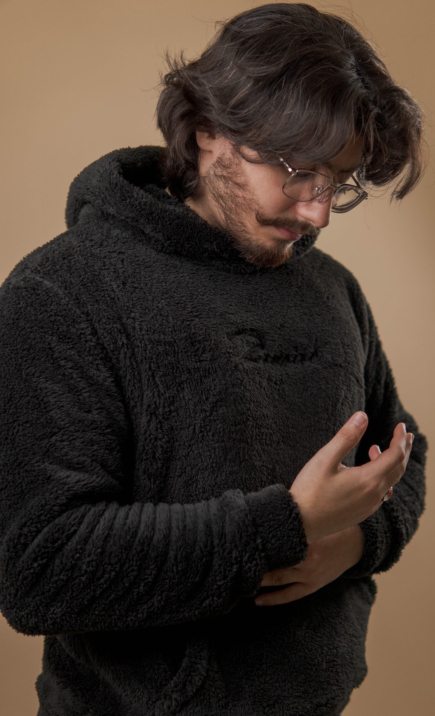 Jet Luxe Fur Hoodie