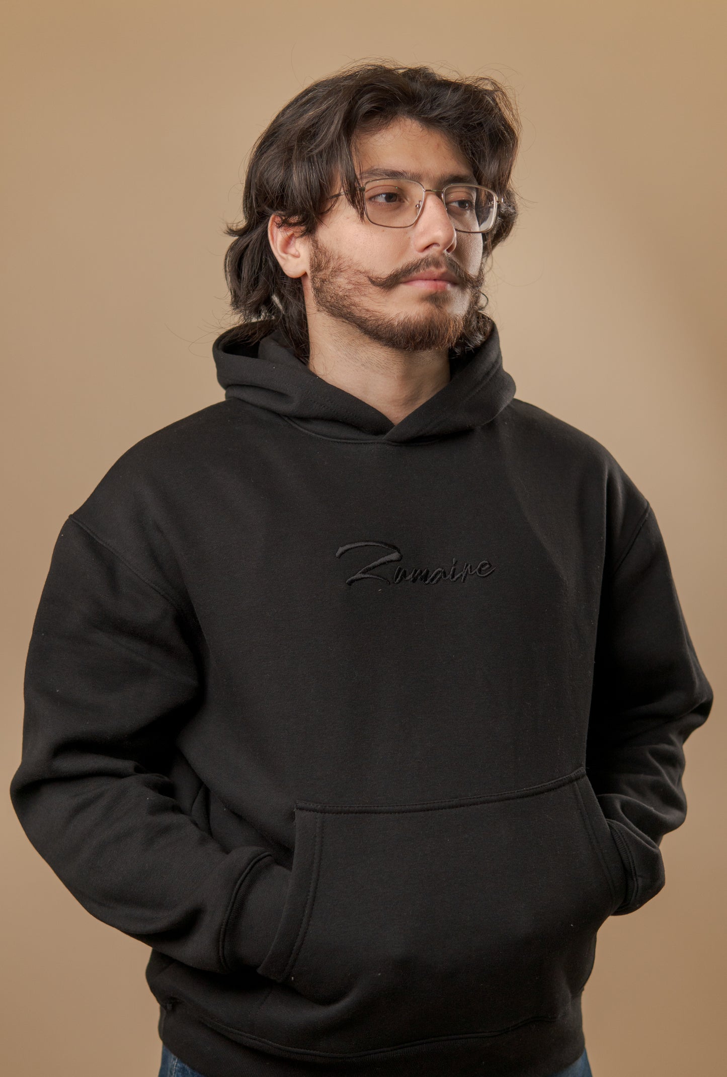 Obsidian Glow Oversized Hoodie