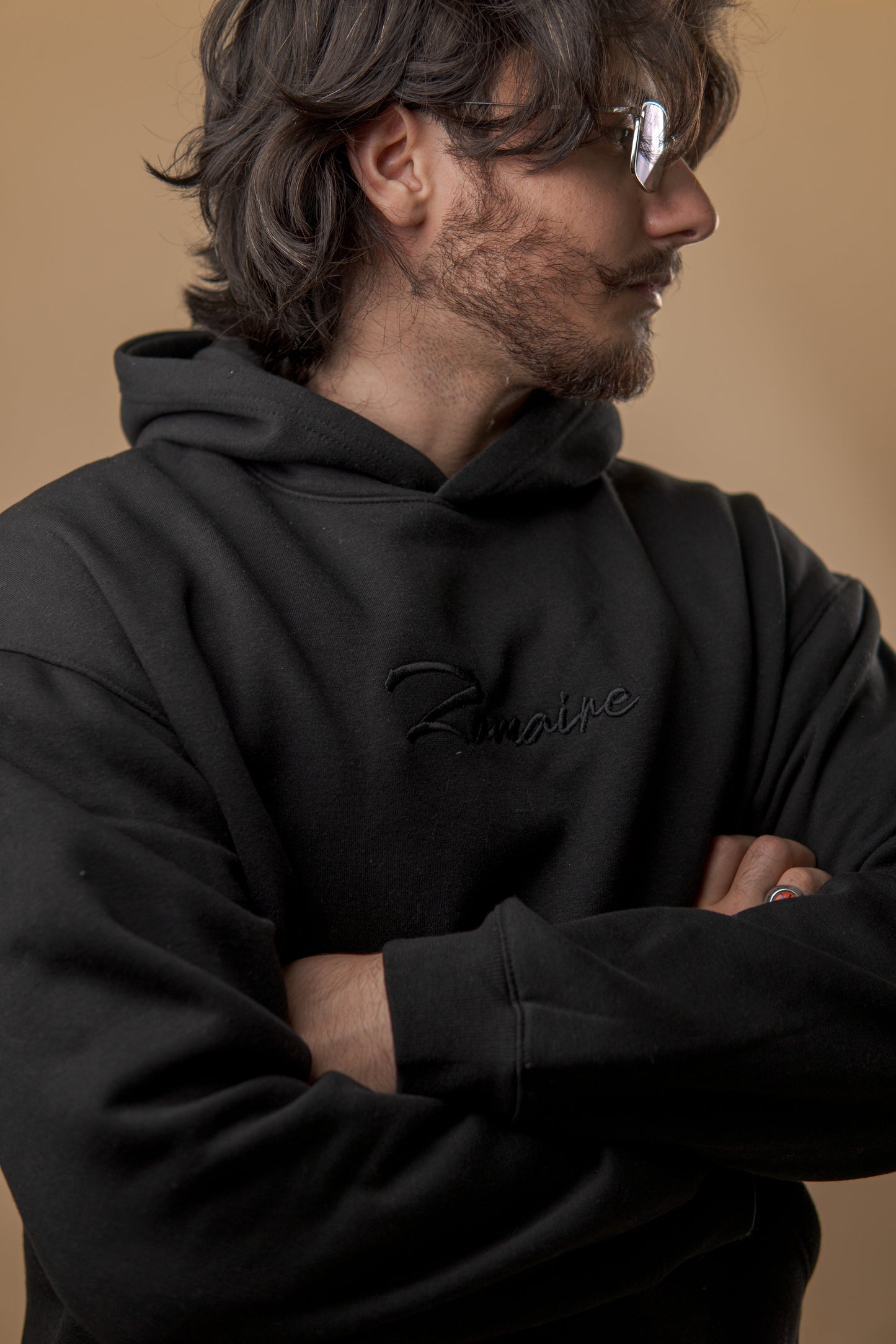 Obsidian Glow Oversized Hoodie