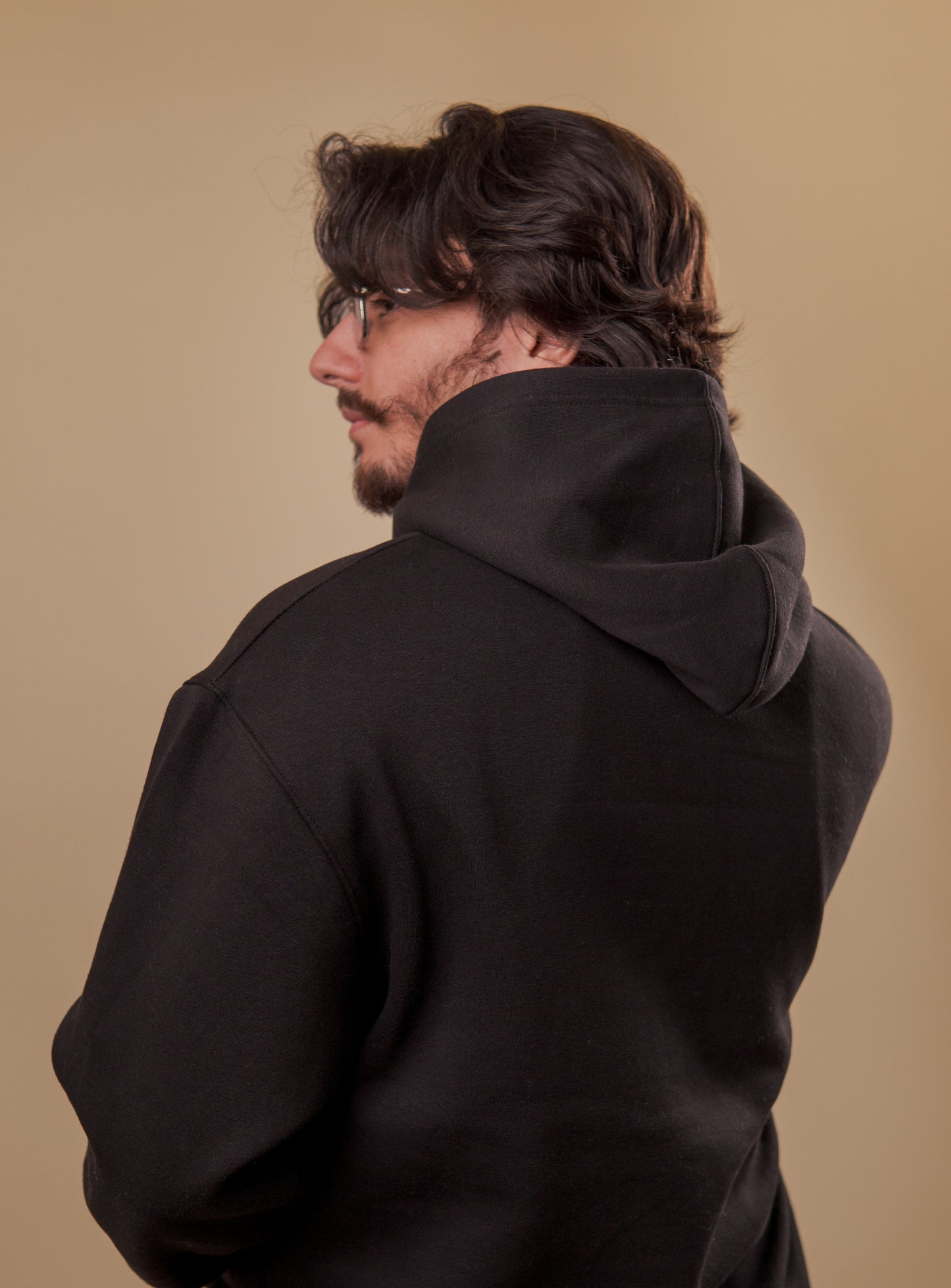 Obsidian Glow Oversized Hoodie
