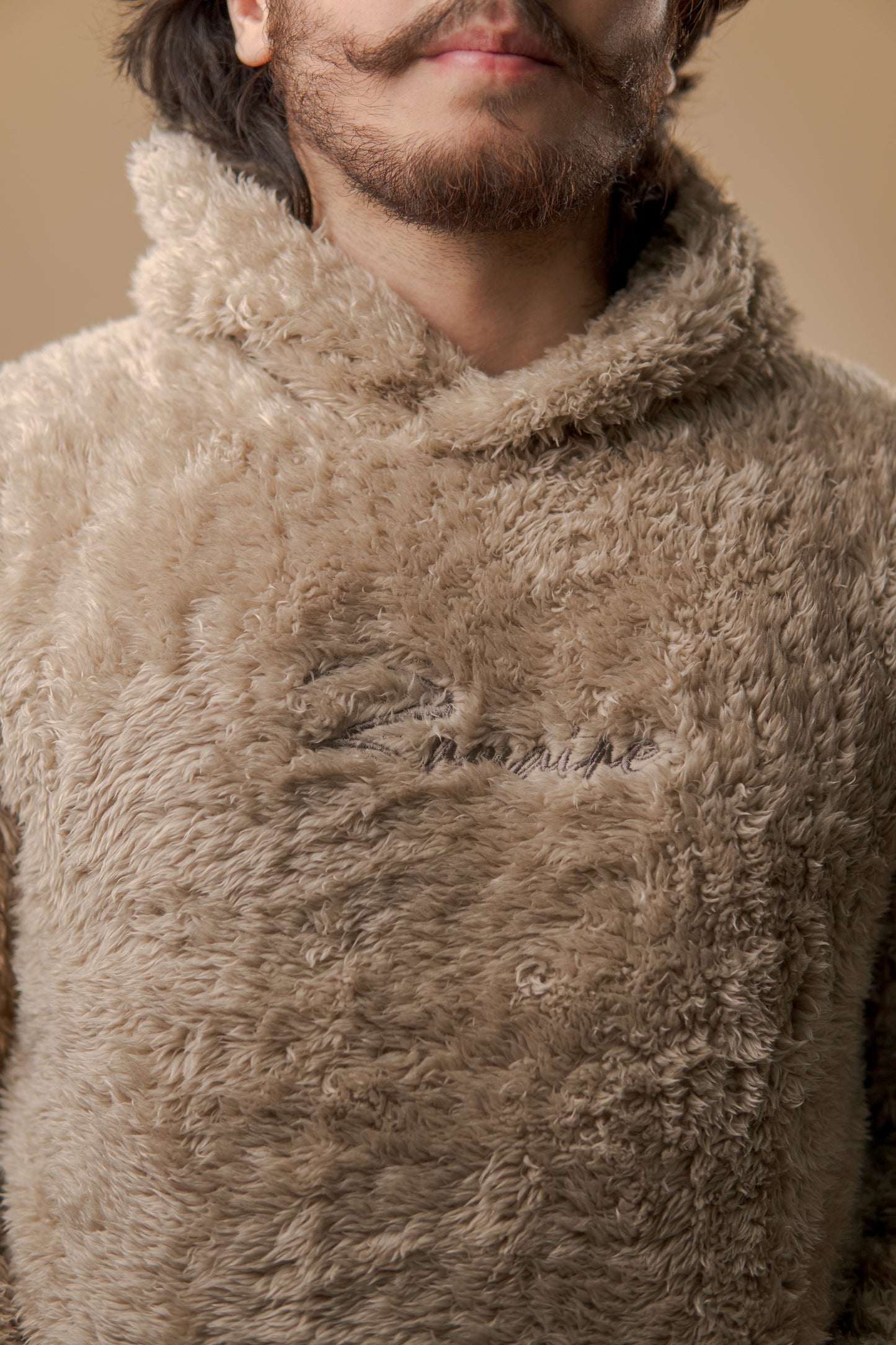 Soft Creme Fur Hoodie