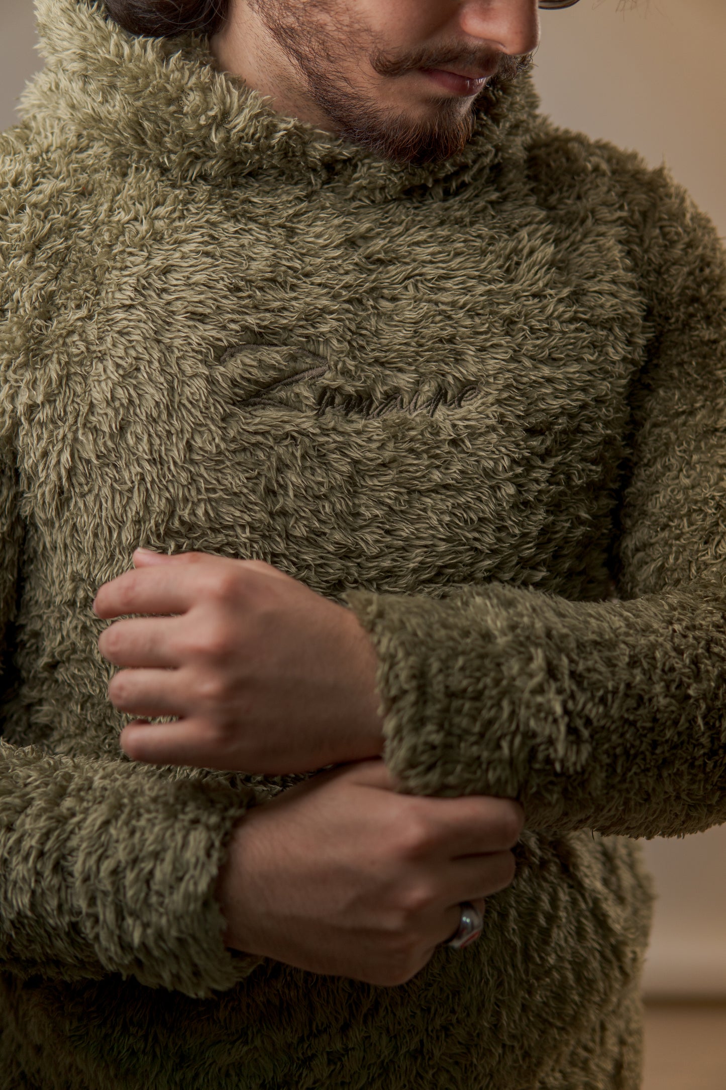 Forest Glow Fur Hoodie