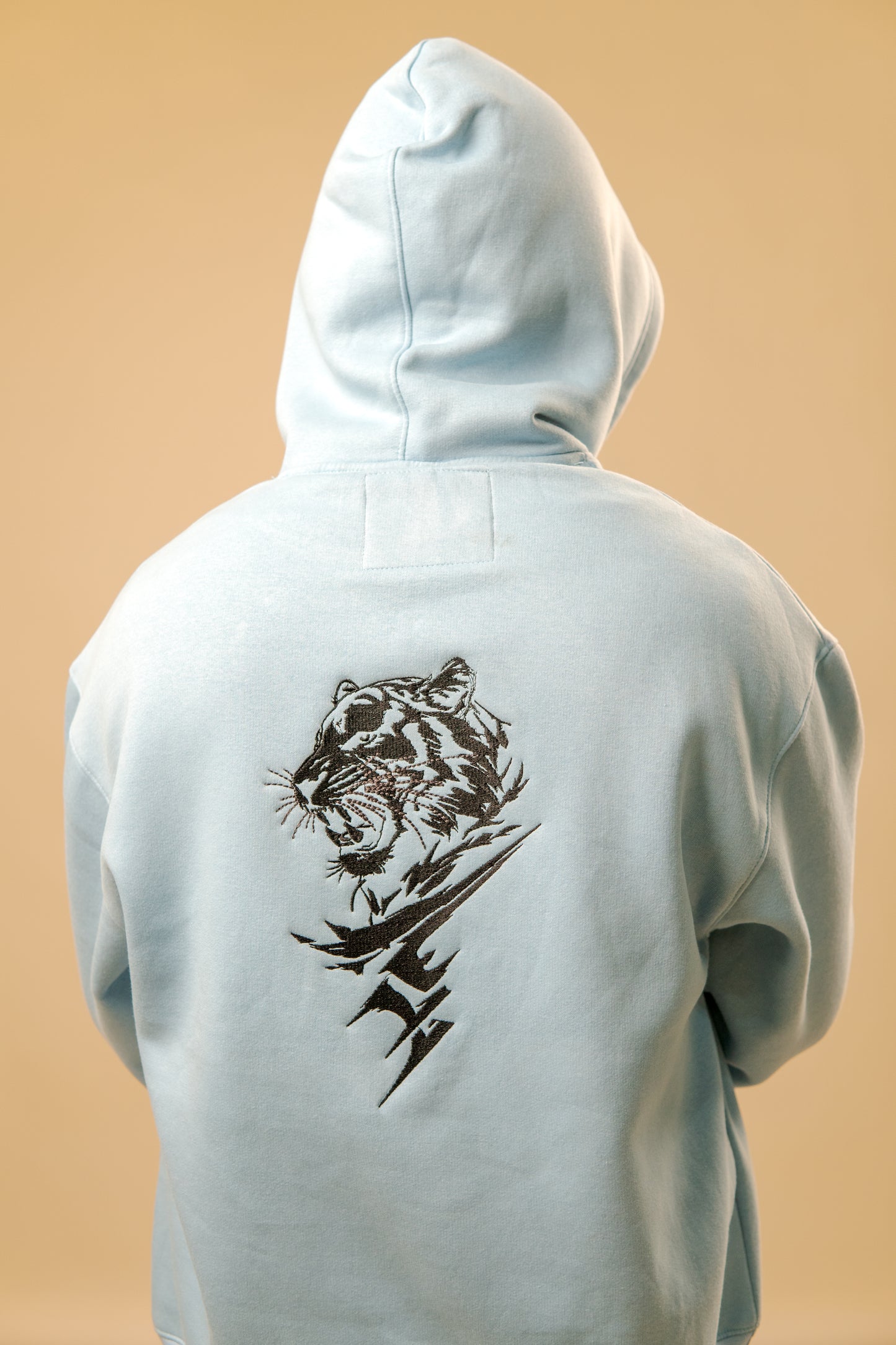 Oceanic Calm Embroidered Hoodie