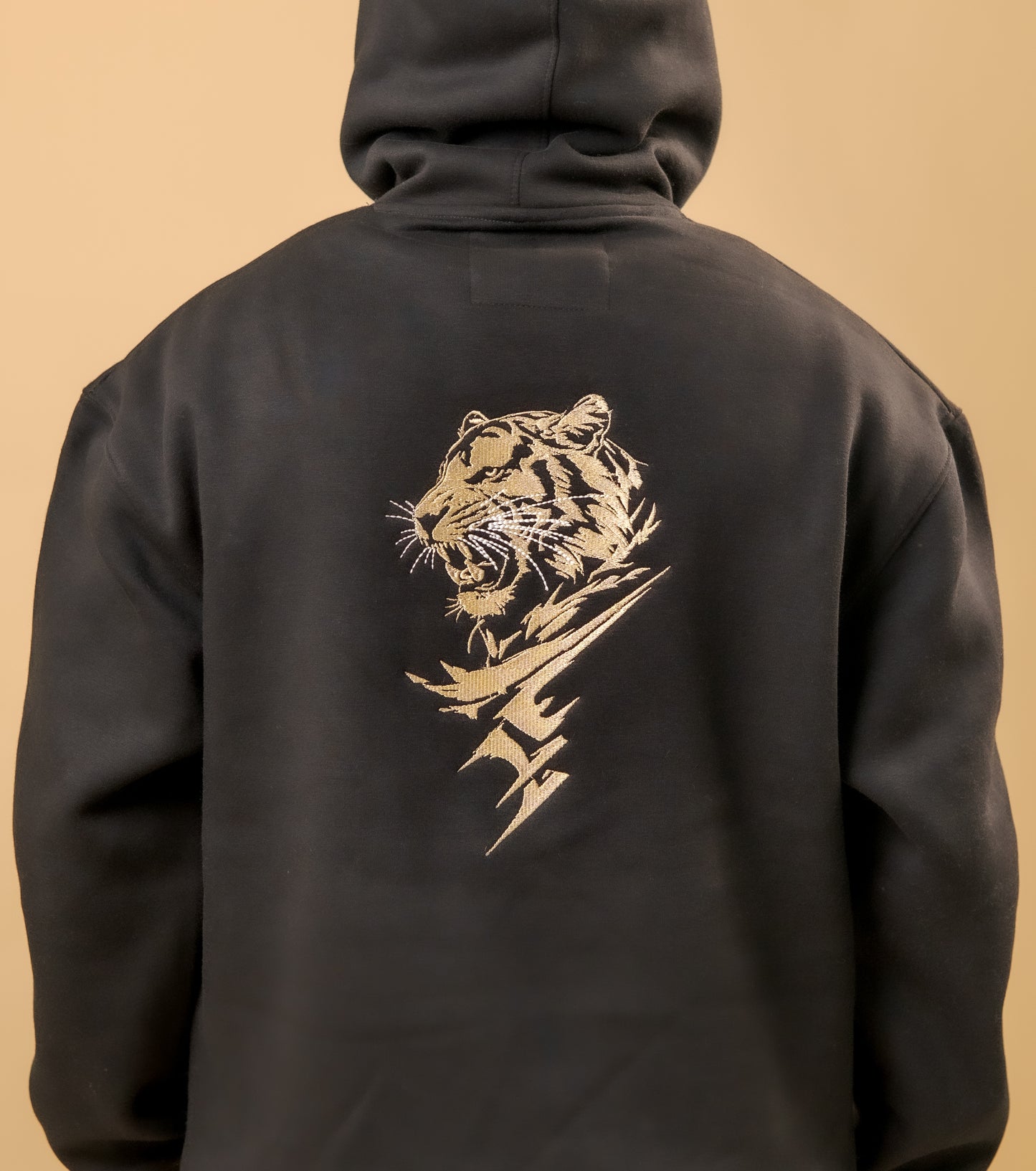 Obsidian Glow Embroidered Hoodie
