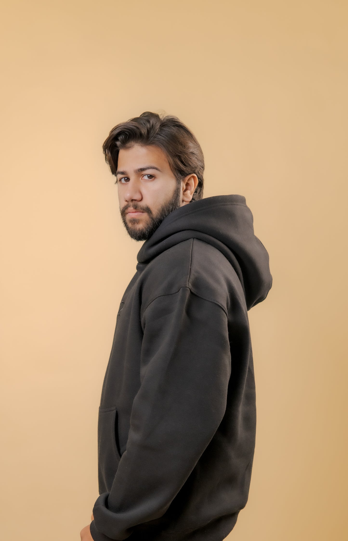 Obsidian Glow Embroidered Hoodie