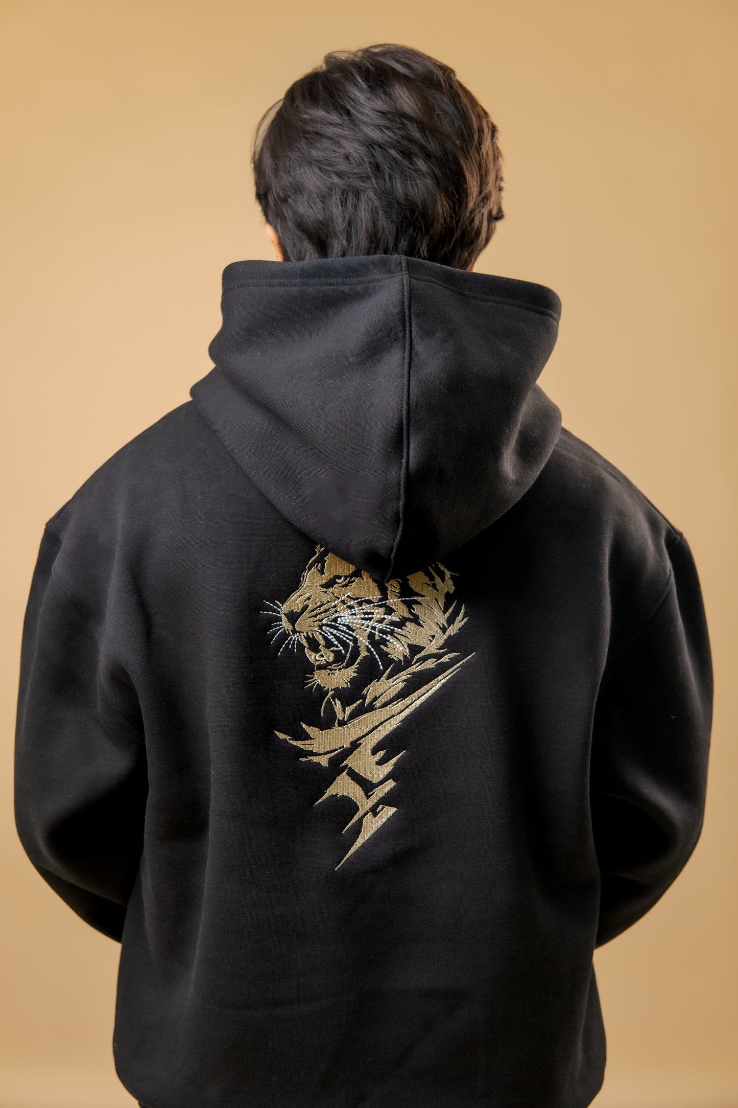 Obsidian Glow Embroidered Hoodie