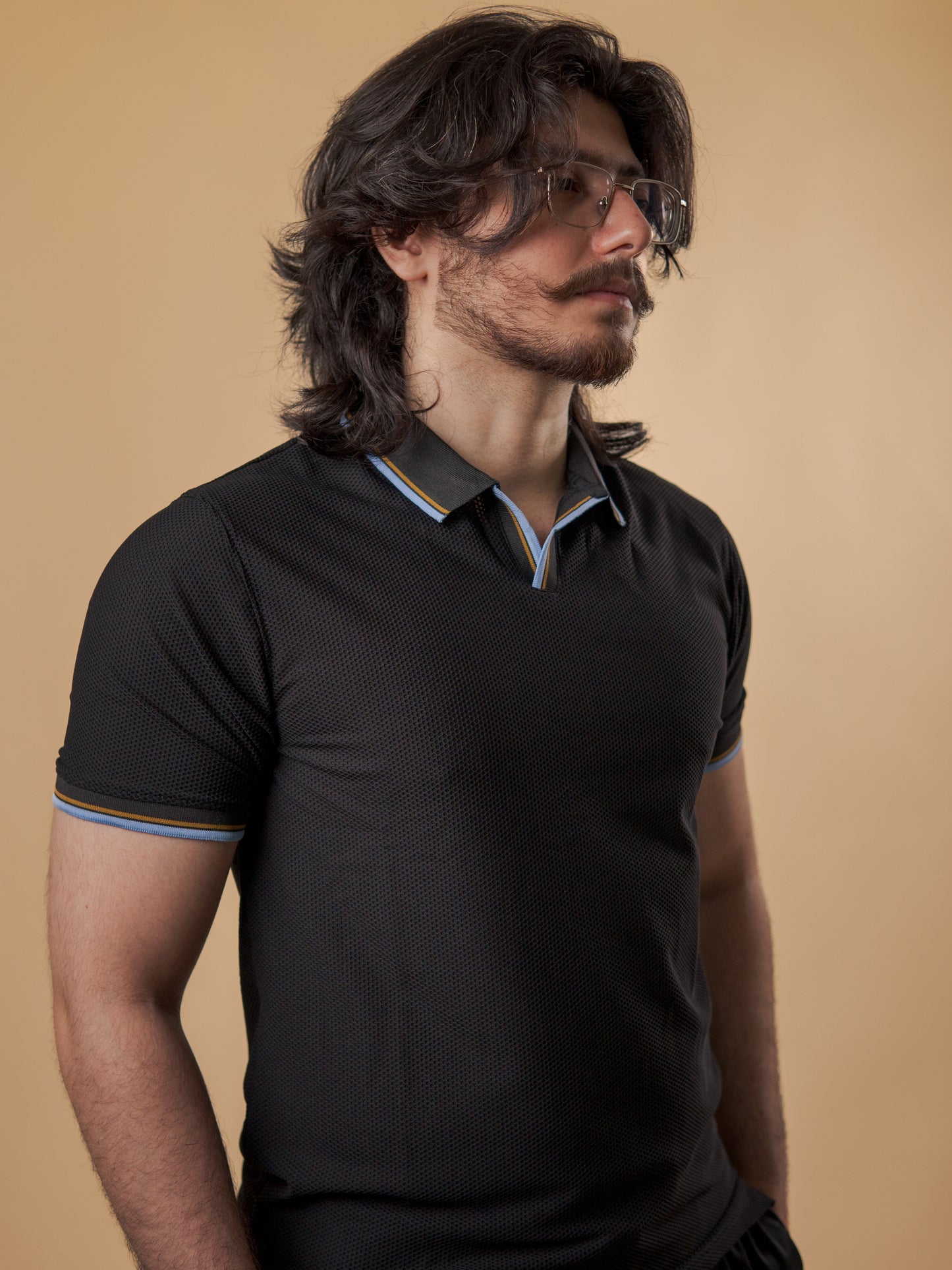 Luxury Blue Line AirKnit Flow Polo