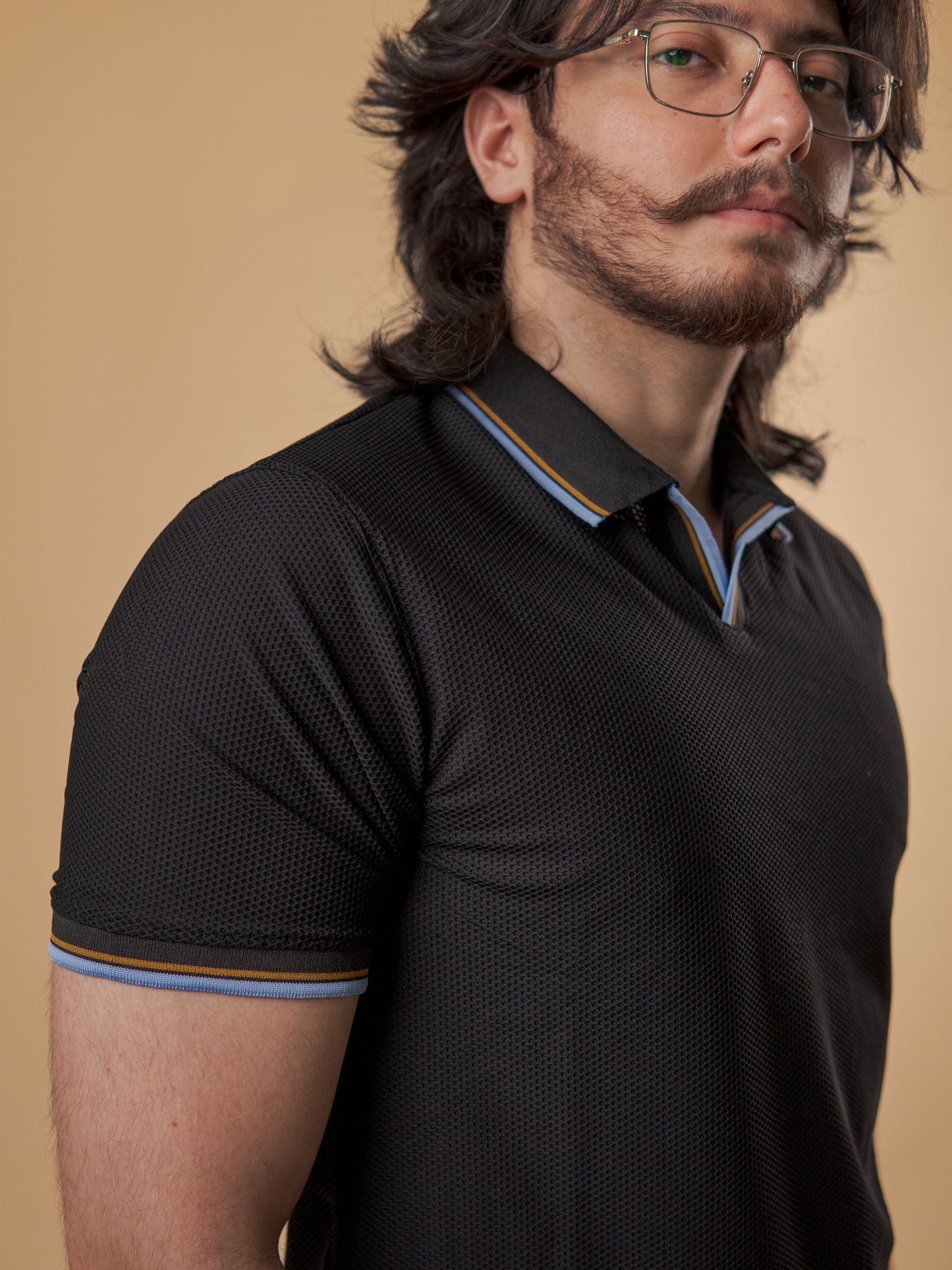 Luxury Blue Line AirKnit Flow Polo