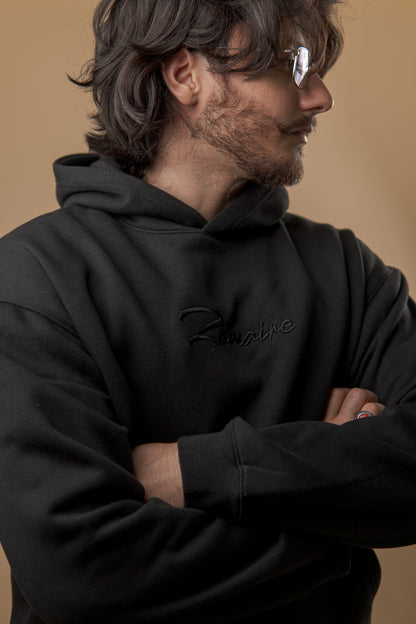 Obsidian Glow Oversized Hoodie