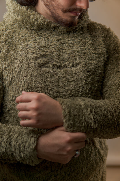 Forest Glow Fur Hoodie
