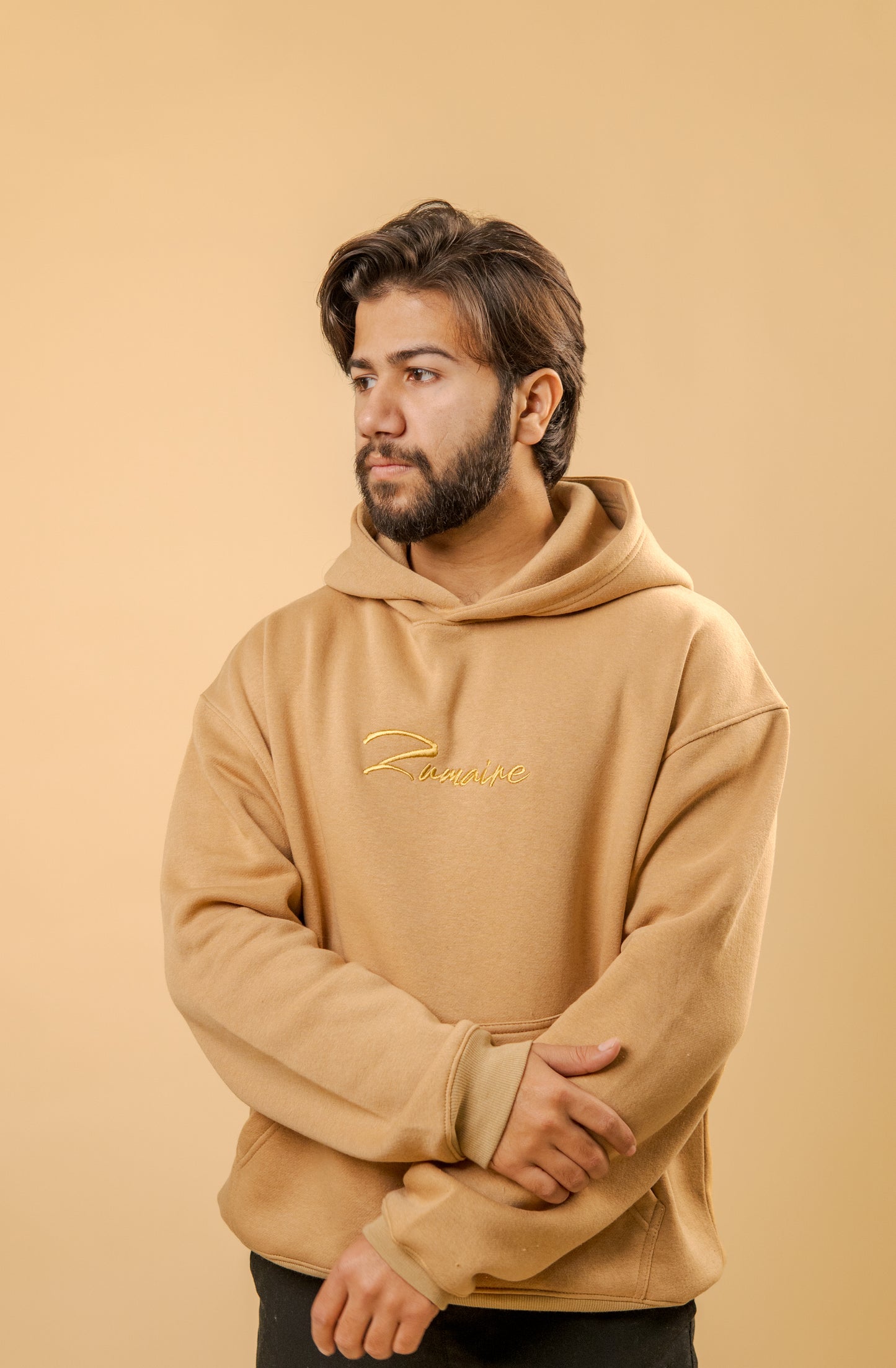 Caramel Cloud Tiger Hoodie