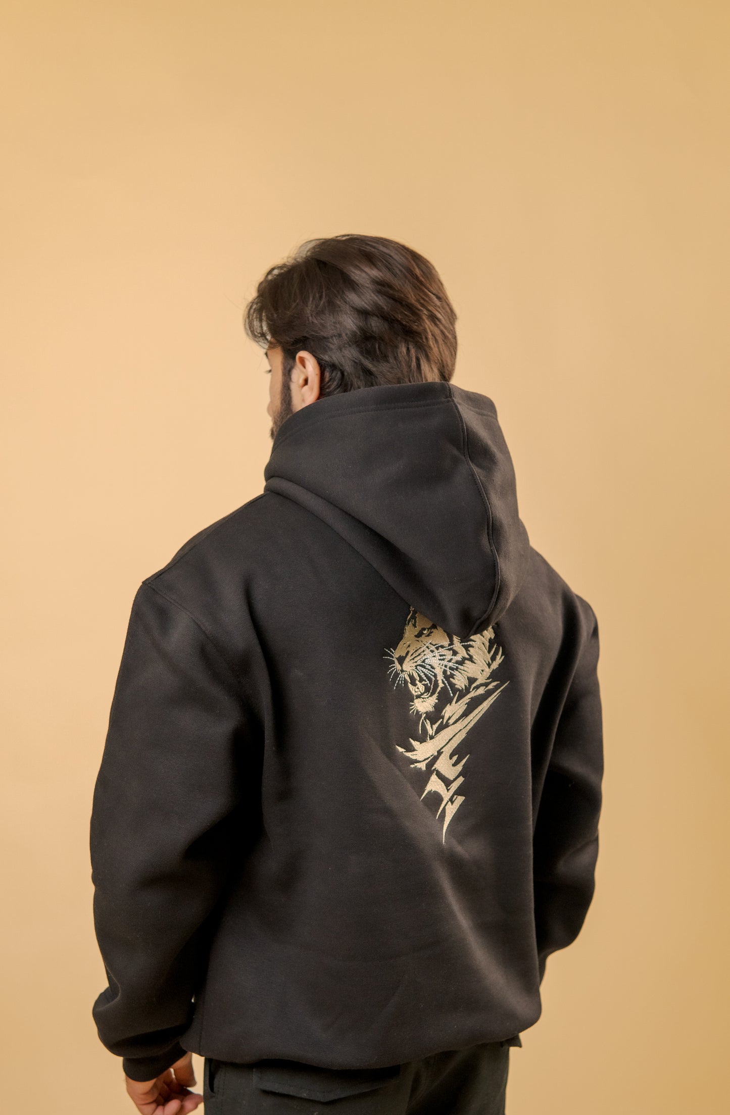 Obsidian Glow Tiger Hoodie