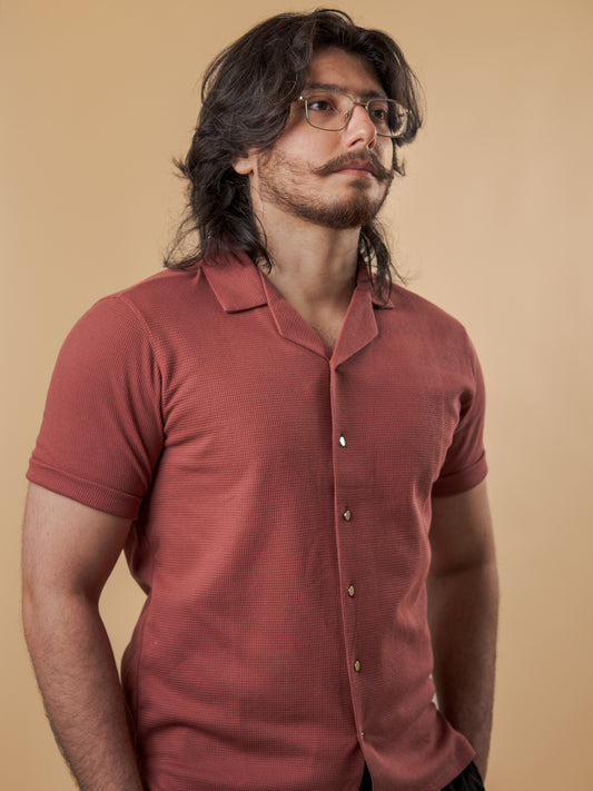 Brick Line Cuban Shirt