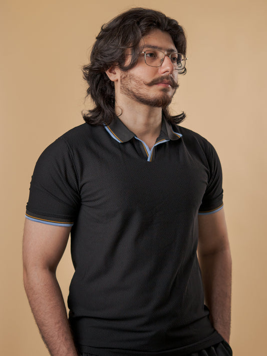 Luxury Blue Line AirKnit Flow Polo