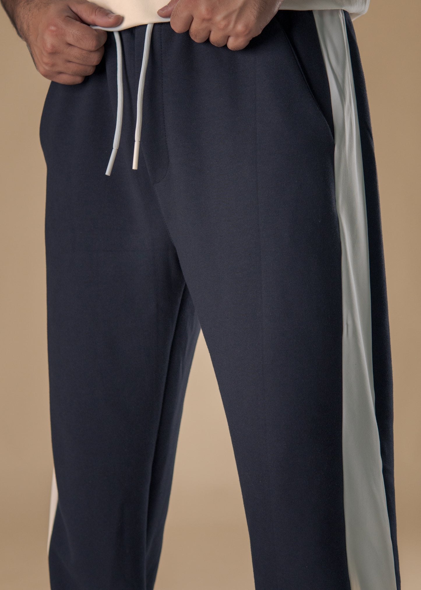 Urban Side-Stripe Trousers – Red Edition